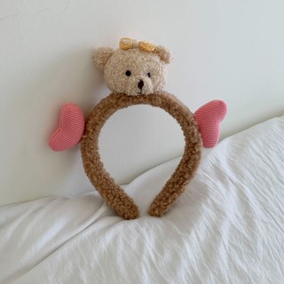 Băng Đô, Bờm Cài Tóc Gấu Phối Tim Siêu Cute