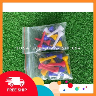 [GIÁ RẺ NHẤT] Tee golf gói 10 chiếc chất nhựa ngắn/dài