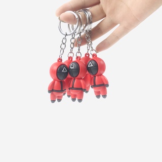 Móc khóa nhân vật Squid game hot trend chất liệu silicone cao cấp