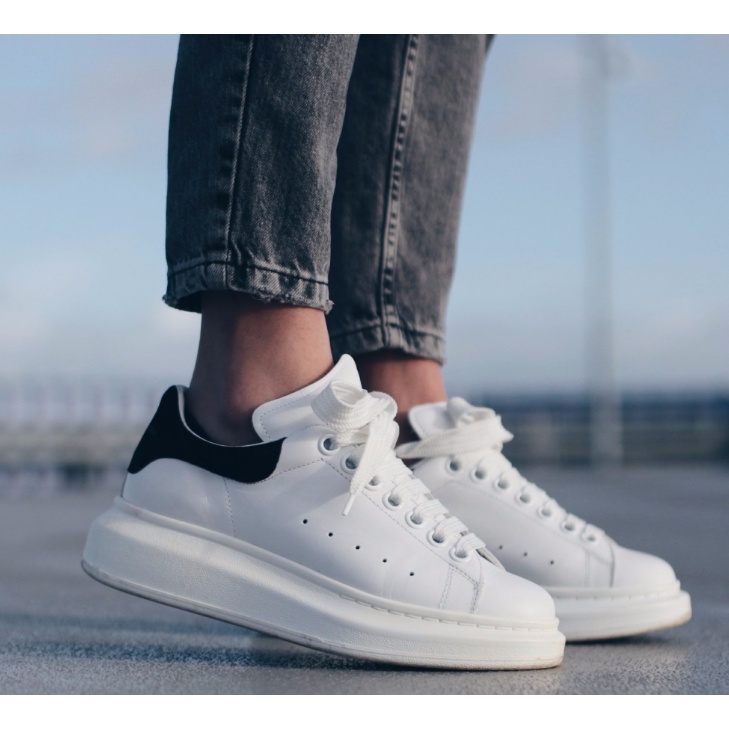 Giày alexander mc queen thể thao giày đế cao nam nữ đen trắng mcq giày đi học giá rẻ GO6