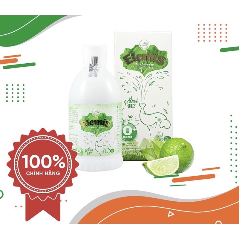 Sữa tắm thảo dược Elemis 200ml cho trẻ sơ sinh - Date mới nhất