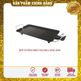 Bếp nướng điện matika mtk- 4928 công suất 1500w, có chống dính