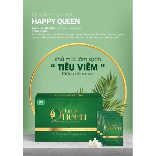 Kén Đặt Phụ Khoa Tâm An Khang 6in1 Tiêu viêm se khít khử mùi tái tạo niêm mạc