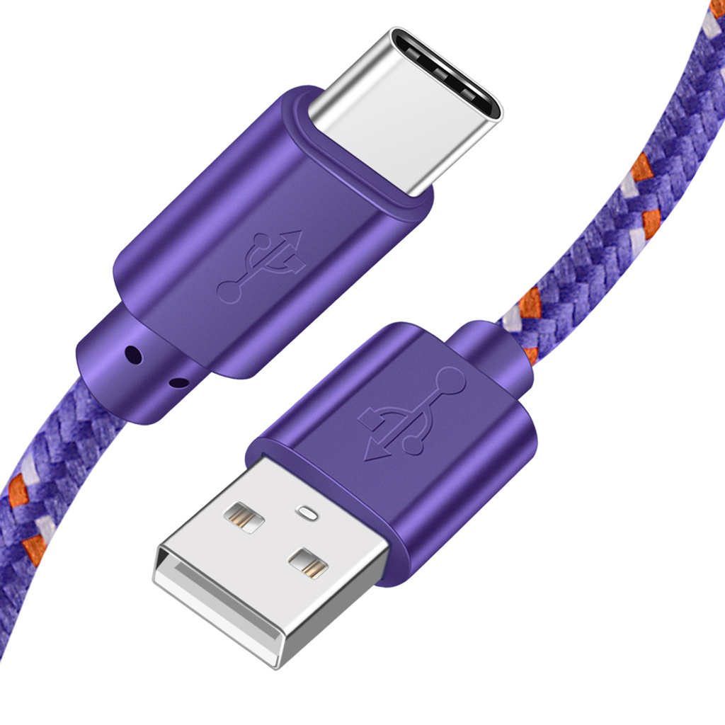 Dây Cáp Sạc Nhanh Usb Loại C 2 Trong 1 Dài 1m / 2m Tiện Dụng