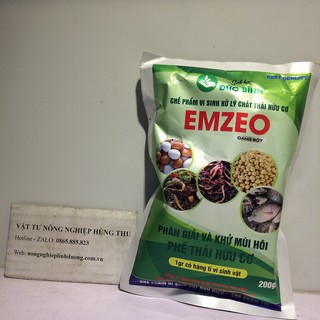[DEAL SHOCK] EmZeo Phân giải và khử mùi hôi phế thải hữu cơ gói 200gram (#phân_bón, #phanbon)