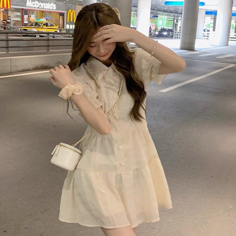 Váy babydoll dễ thương Hàn Quốc