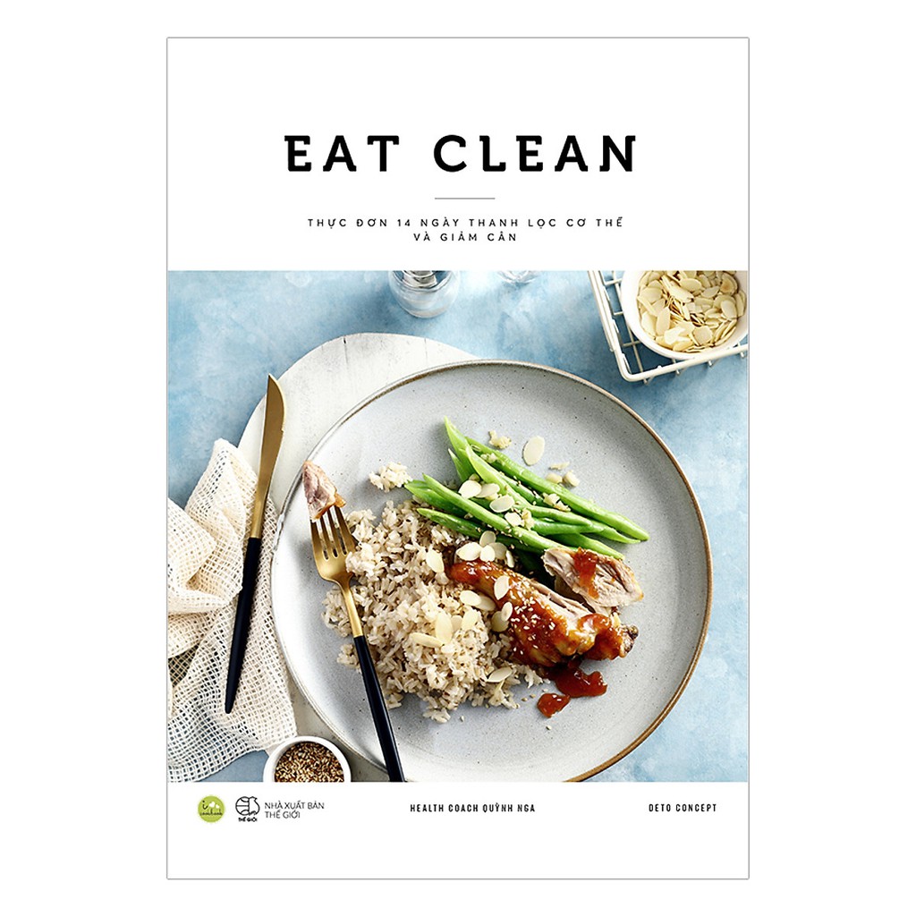 Sách Eat Clean thực đơn 14 ngày thanh lọc cơ thể và giảm cân