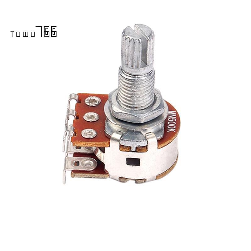 1Pc MN500K Dual Blend Balance Potentiometer(POT) Guitar Bass Volume Tone Control Switch