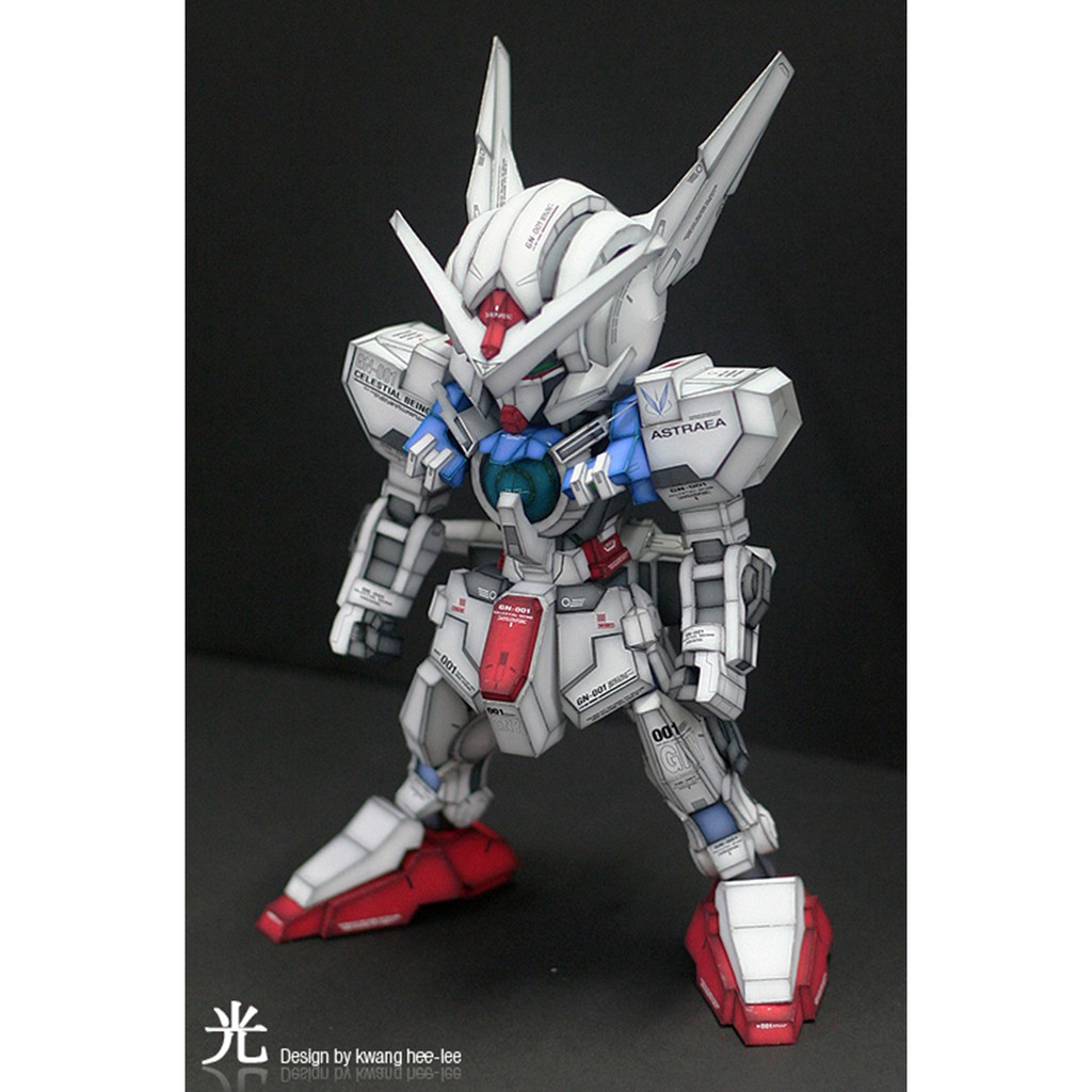 Diy Papercraft SD Gundam GNY-001ASTRAEA-Ver. Đồ Chơi Xếp Hình 3D Thủ Công Độc Đáo