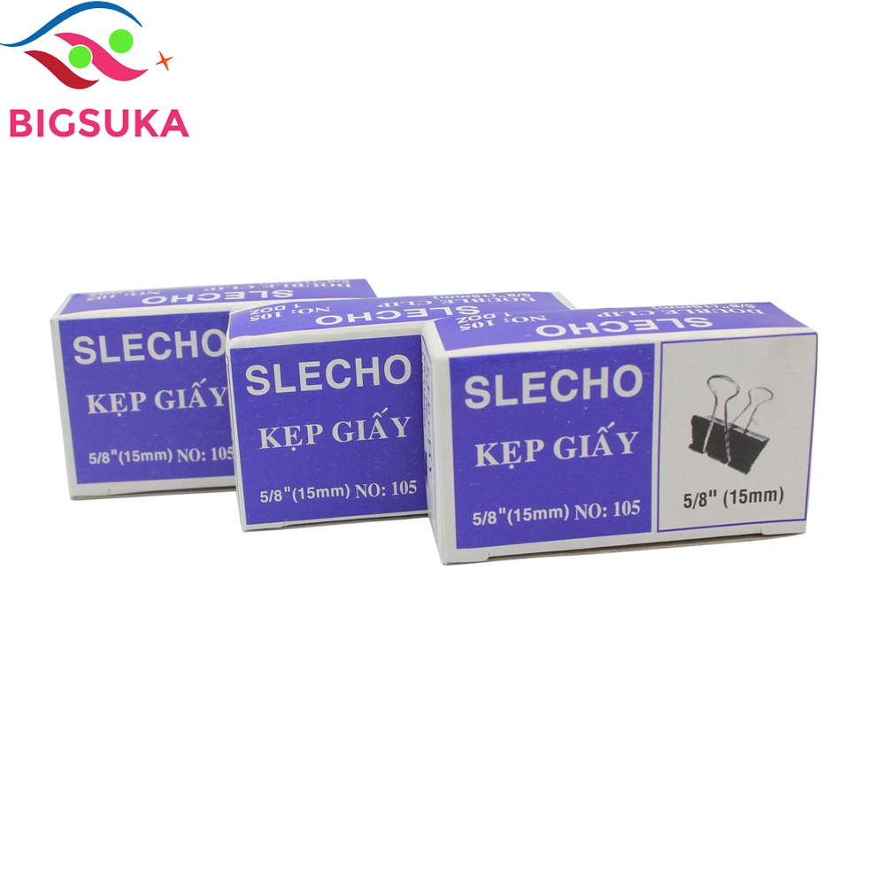 Kẹp bướm SLECHO kim loại nhỏ mini nhiều kích cỡ để bàn BIGSUKA