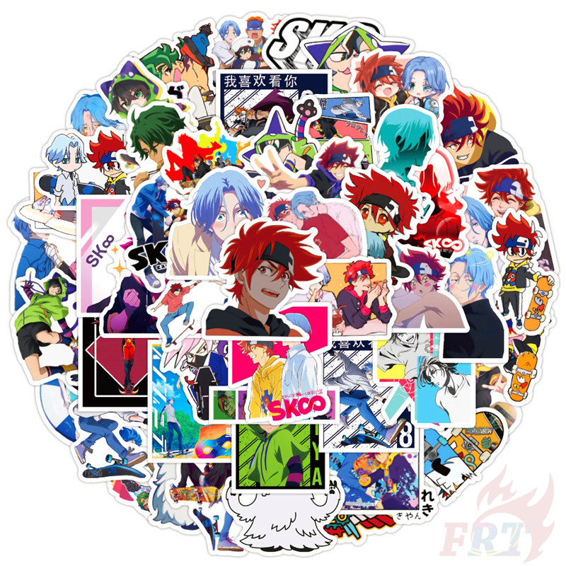 50Pcs/Set ❉ SK8 the Infinity Series 06 Stickers ❉ Anime SK∞ S Langa Hasegawa DIY Fashion Mixed Waterproof Doodle Decals Stickers