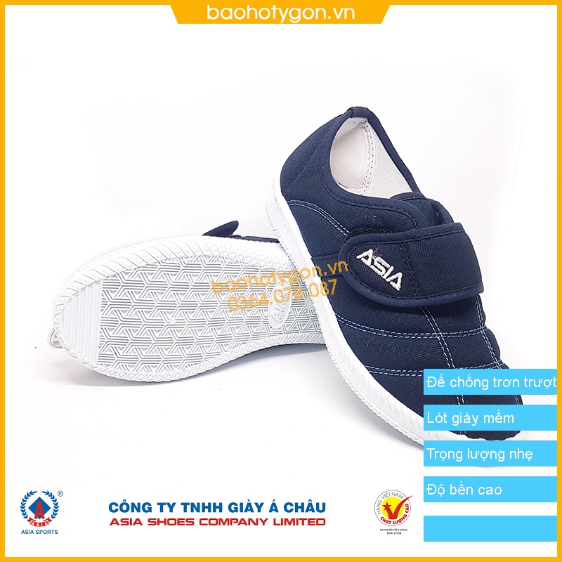 Giày thể dục thể thao, giày học sinh, chạy bộ - Asia dán