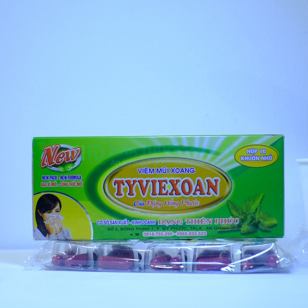 Viêm Mũi Xoang Tyviexoan mẫu mới - Nhà thuốc An Đức
