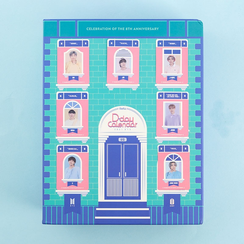 Ảnh Thẻ Kỷ Niệm 8 Năm Của Nhóm Nhạc BTS Bangtan Boys
