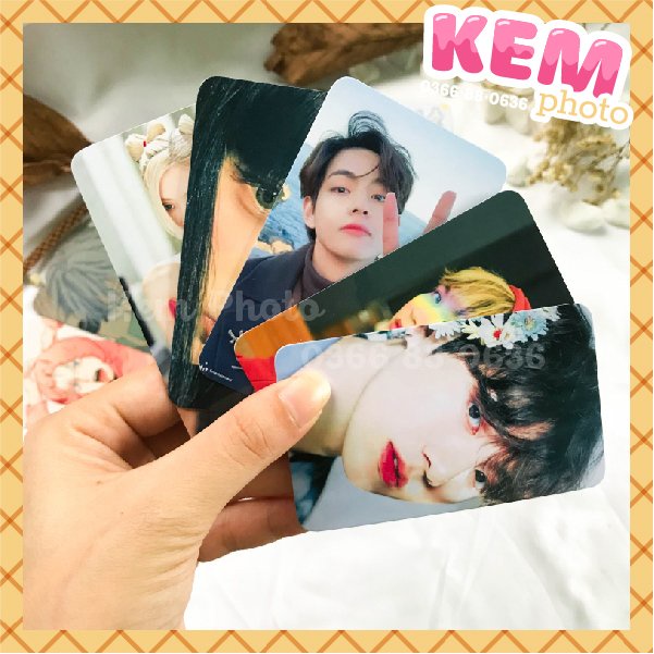 IN CARD BO GÓC theo yêu cầu - Card blackpink, bts, brightwin, genshin impact, đàm vĩnh hưng - Size 5.4 x 8.6