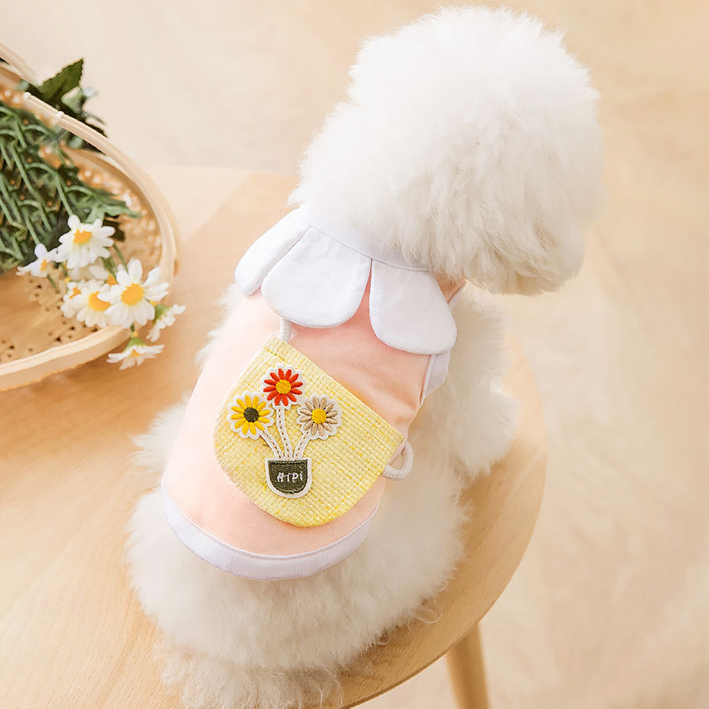 Áo cotton dễ thương xinh xắn cho thú cưng
