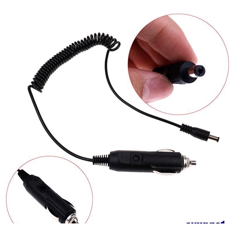 Dây Cáp Sạc Dc 12v 5.5x2.5mm Xe Hơi cho bộ đàm tay
