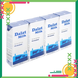 Sữa Dalat Milk 180ml ( vỉ 4h x 180ml)