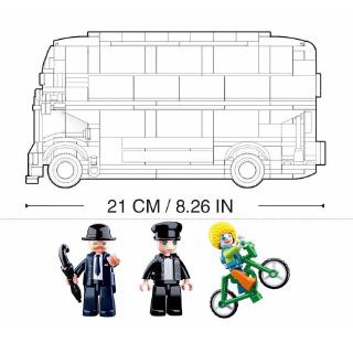 Đồ Chơi Lắp Ráp Mô Hình Xe Buýt Cho Bé
