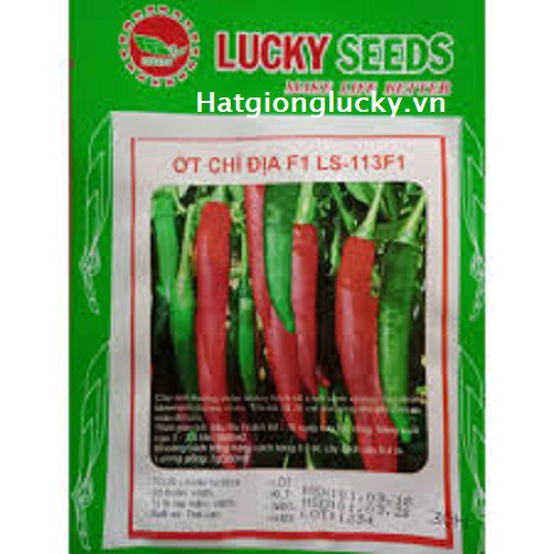 Hạt Giống Ớt Chỉ Địa Thái Lan LUCKY SEED- Mỗi Túi 30 Hạt