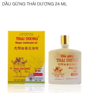 DẦU GỪNG THÁI DƯƠNG 24 ML