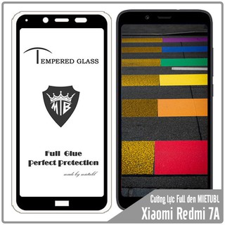 Kính cường lực Xiaomi Redmi 7A Full 9H viền màu
