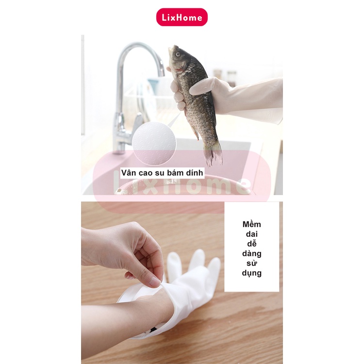 Găng tay cao su, găng tay hươu siêu dai, bền, mềm dễ cử động chuyên dụng dọn dẹp nhà cửa, rửa bát bảo vệ da tay