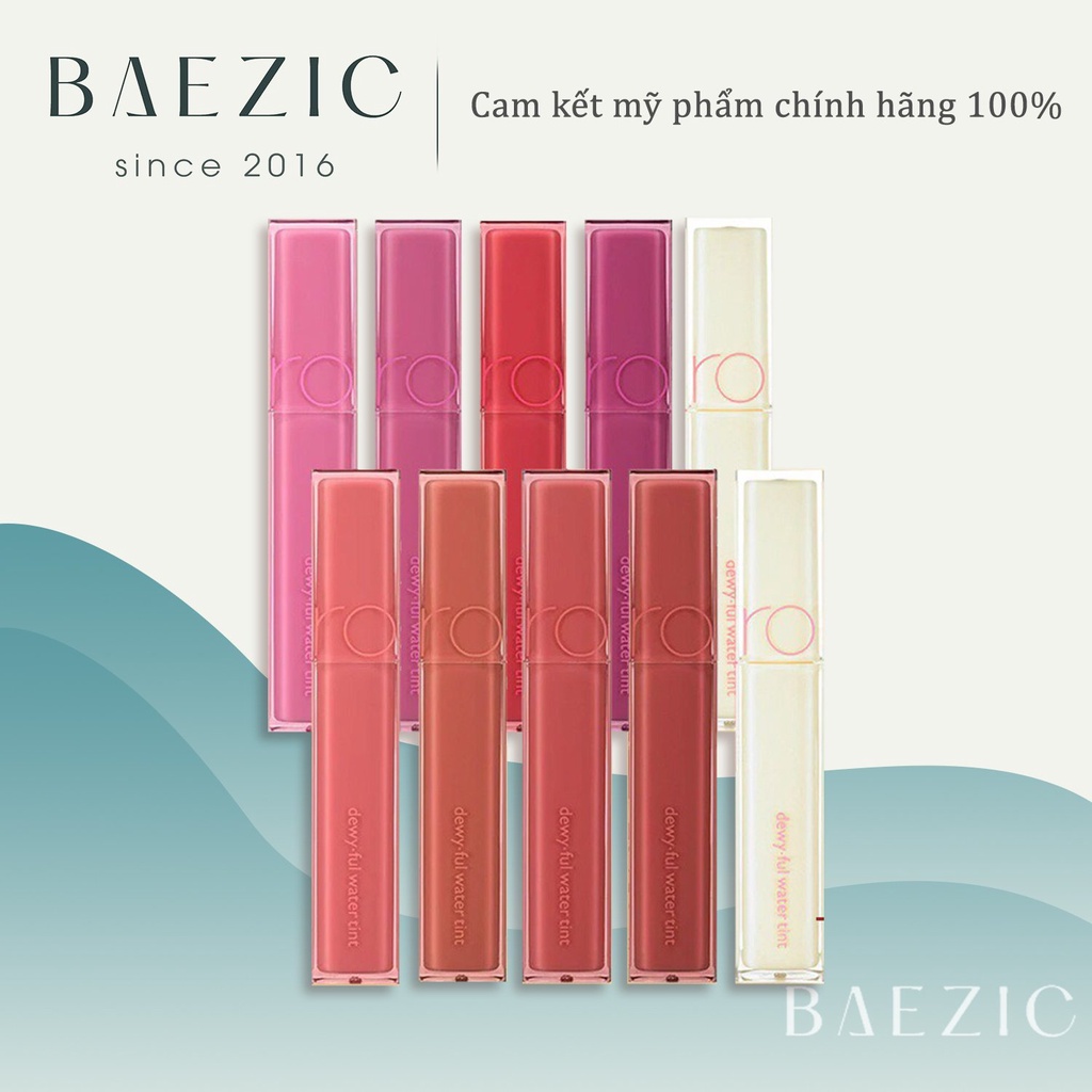 Son tint bóng Romand Dewyful Water Tint màu 04,12,13