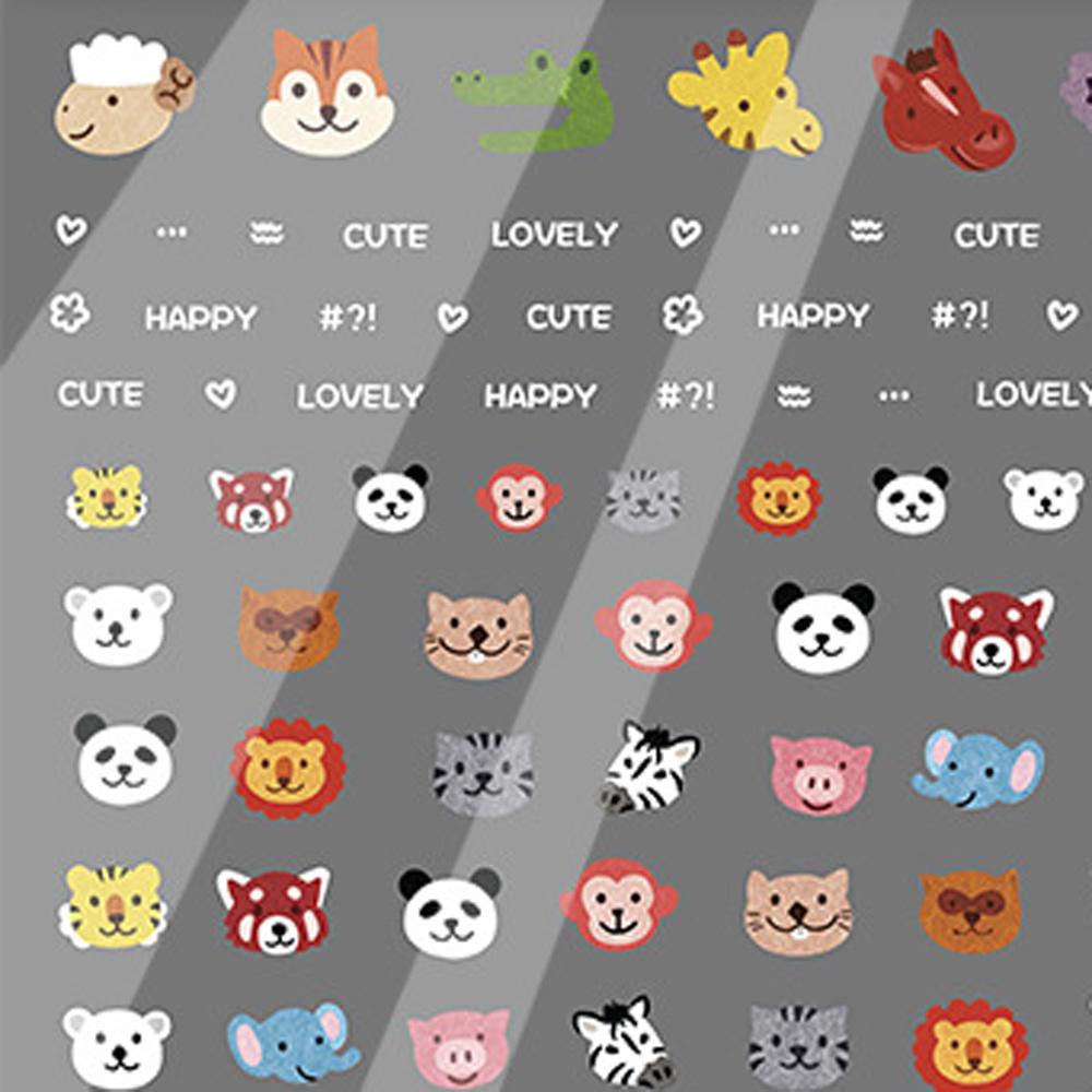 Miếng Dán Trang Trí Móng Tay Họa Tiết Hoạt Hình 3D Kiểu Nhật Bản Dễ Thương DIY