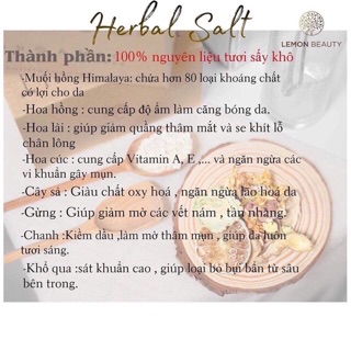 HERBAL SALT- muối xông thảo mộc