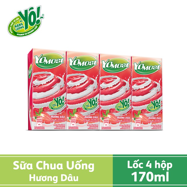  YoMost 170ml có đủ mùi