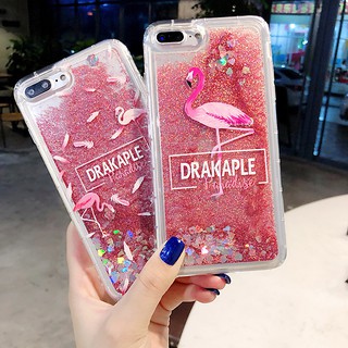 Ysw huawei honor 8x 7x 7c nova 3i 2 3 lite p smart p10 plus sparkling phone case printed with flamingos covers