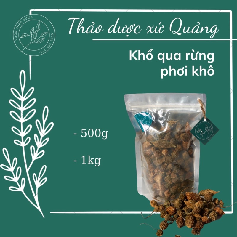 [500G-1KG] MƯỚP ĐẮNG (KHỔ QUA) RỪNG SẤY KHÔ
