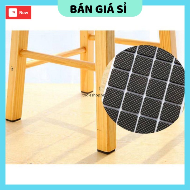 Đệm lót chân bàn ghế   GIÁ VỐN  Combo 12 miếng lót chân ghế hình tròn giúp bảo vệ sàn nhà , chống trầy xước sàn 4614