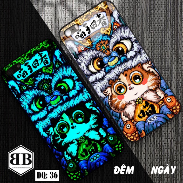 Ốp lưng kính Dạ Quang iphone 5 / 5s / 5SE / 5 SE phát sáng trong đêm hình nội thất máy