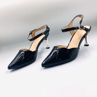 Sandal cao gót mũi nhọn 7cm nữ