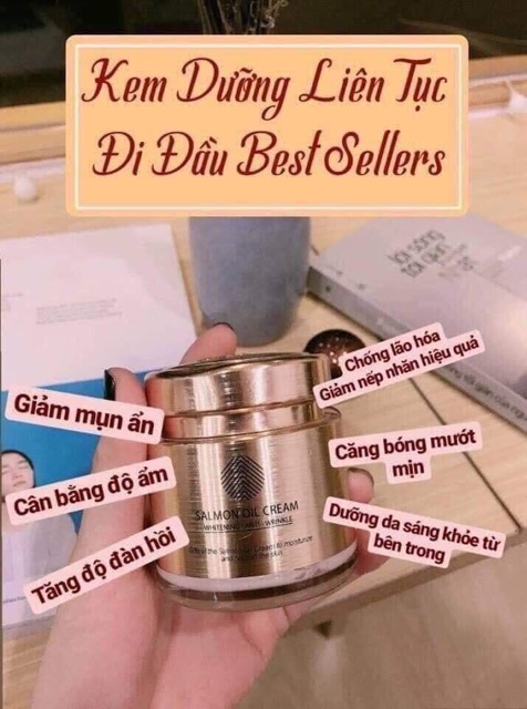 Kem cá hồi của Salmon Oil Cream