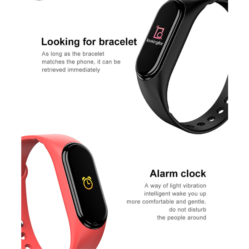 Đồng Hồ Thông Minh Thể Thao 5 Màu Bluetooth 4.0 Màn Hình Màu M5 Chống Nước Cho Android ios