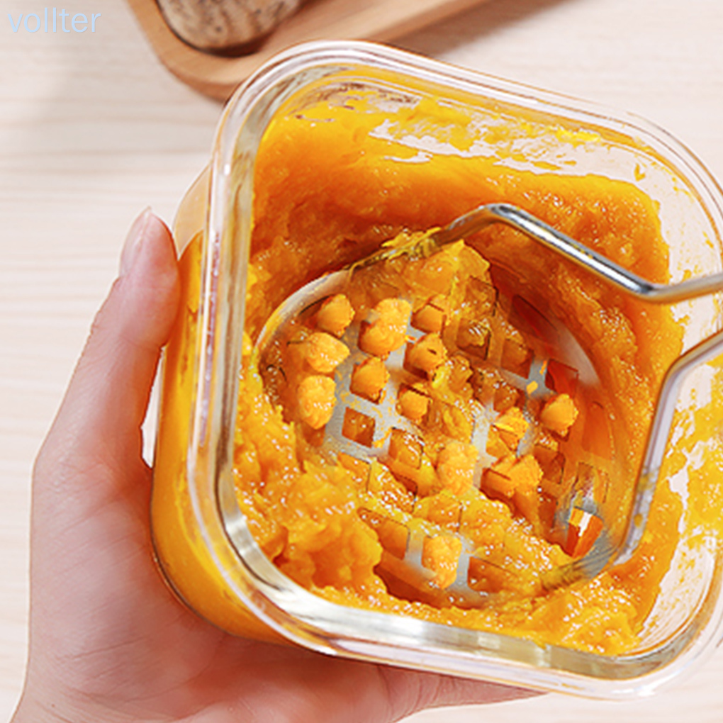 Dụng Cụ Nghiền Khoai Tây Chống Trượt Bằng Thép Không Gỉ