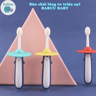 Bàn chải đánh răng lông tơ Babuu Nhật cho bé dễ thương