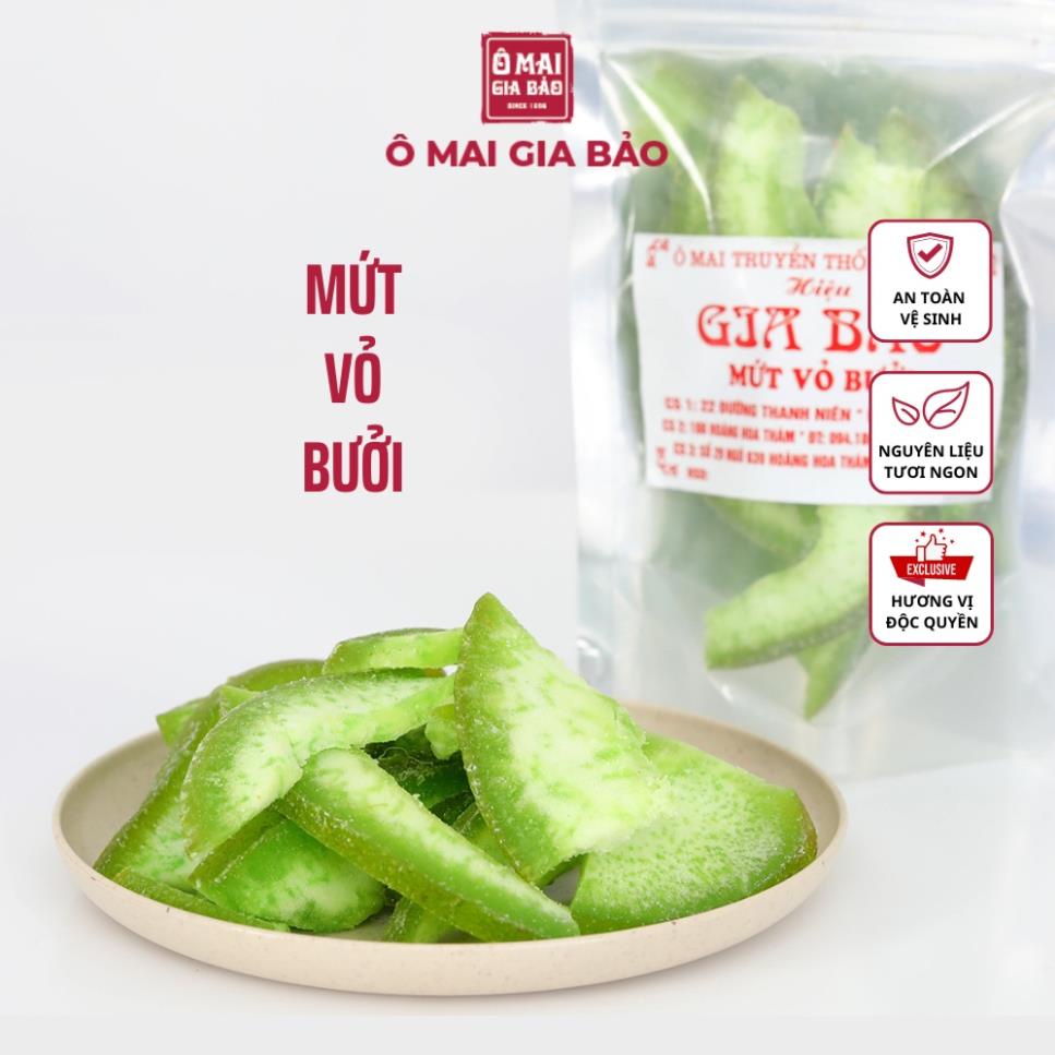 Ô Mai Xí Muội Mứt Vỏ Bưởi Gia Truyền