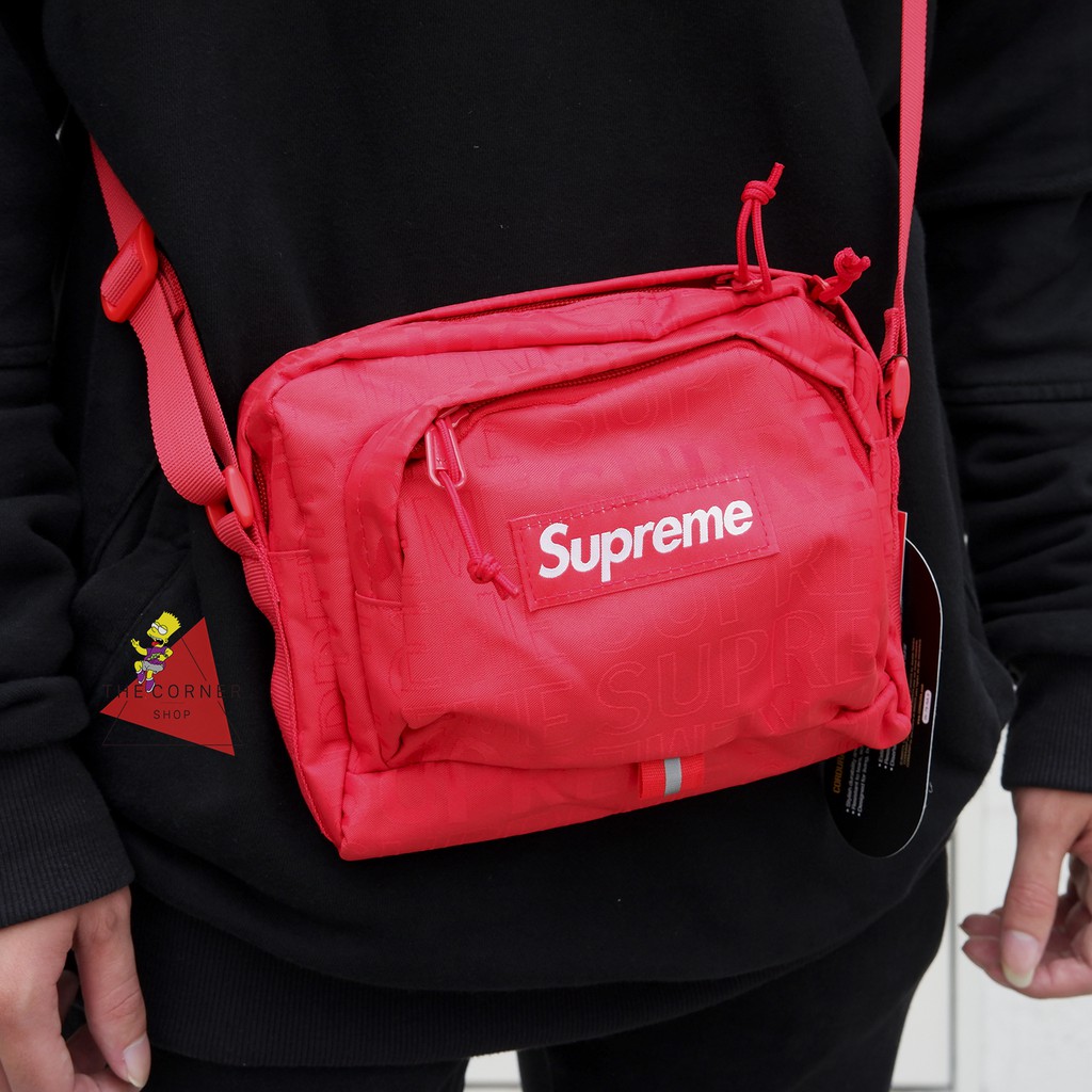 Túi đeo chéo SUPREME - Shoulder Bags SUPREME ss2019(đen/xanh/đỏ/olive) [Ảnh thật]