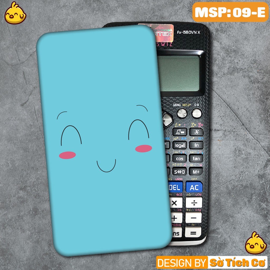 Miếng decal dán máy tính Casio bỏ túi FX500 FX570 FX580 - 570ES 570EX 680EX hình Emoji MSP: MT09