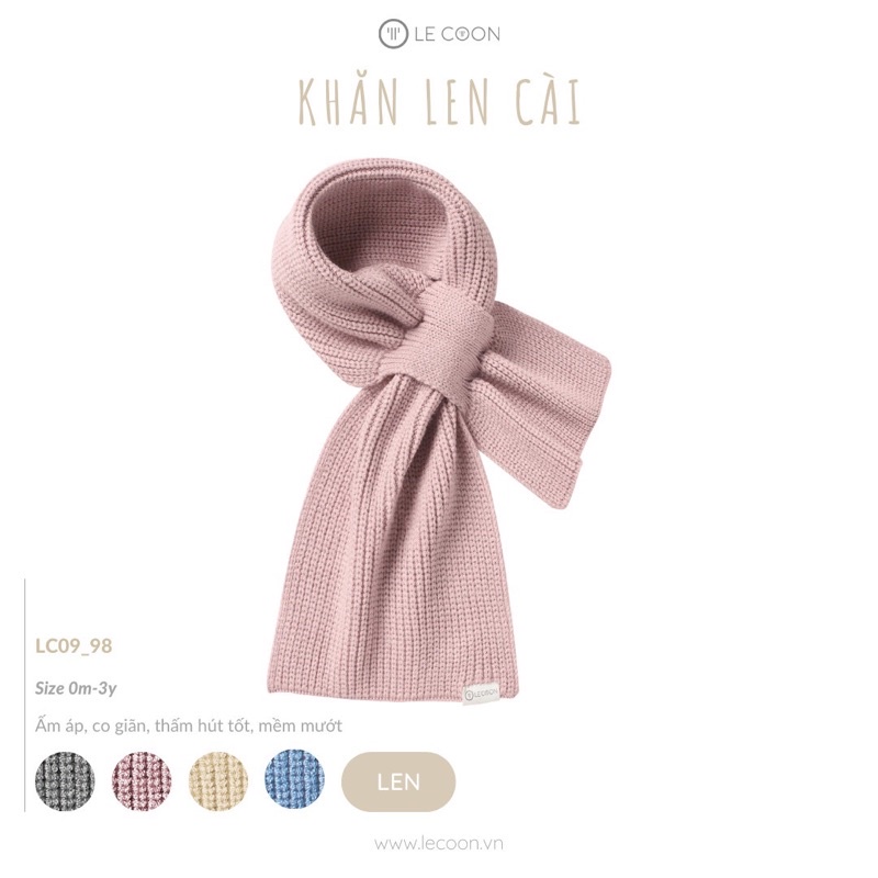 Le coon - Khăn len cài LC0998