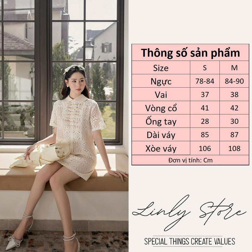 Váy polo kiểu nữ ngắn tay phối cổ Linly Store V-PL2