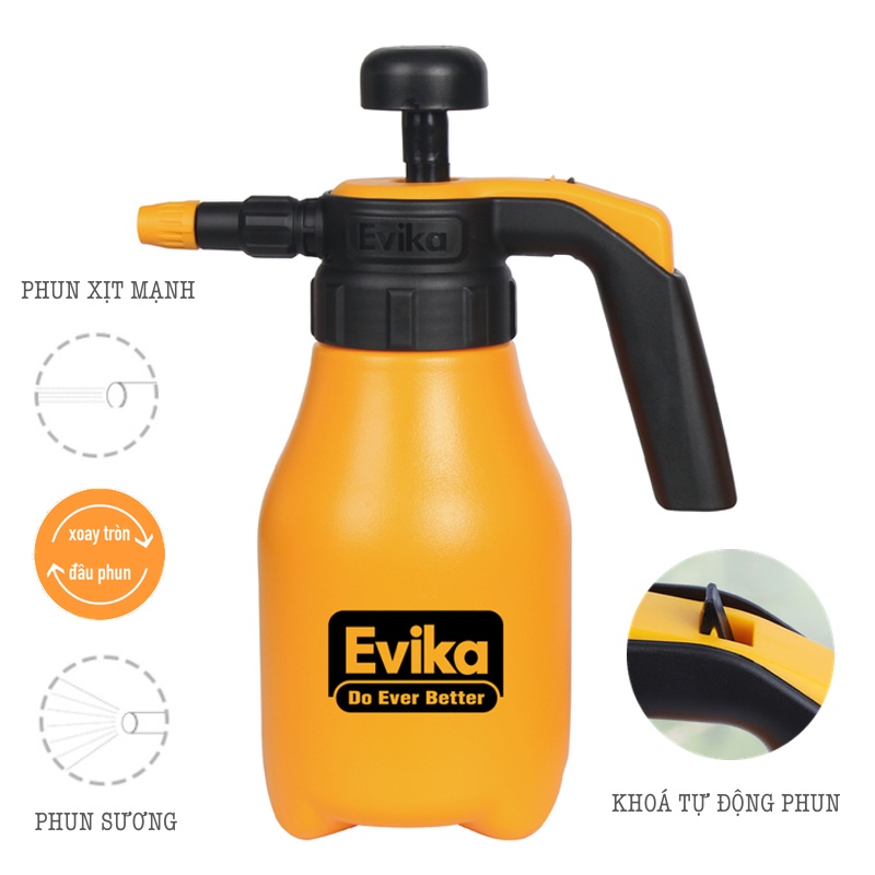 Bình xịt tưới cây Evika-AG - Bình phun sương tưới cây, tưới hoa