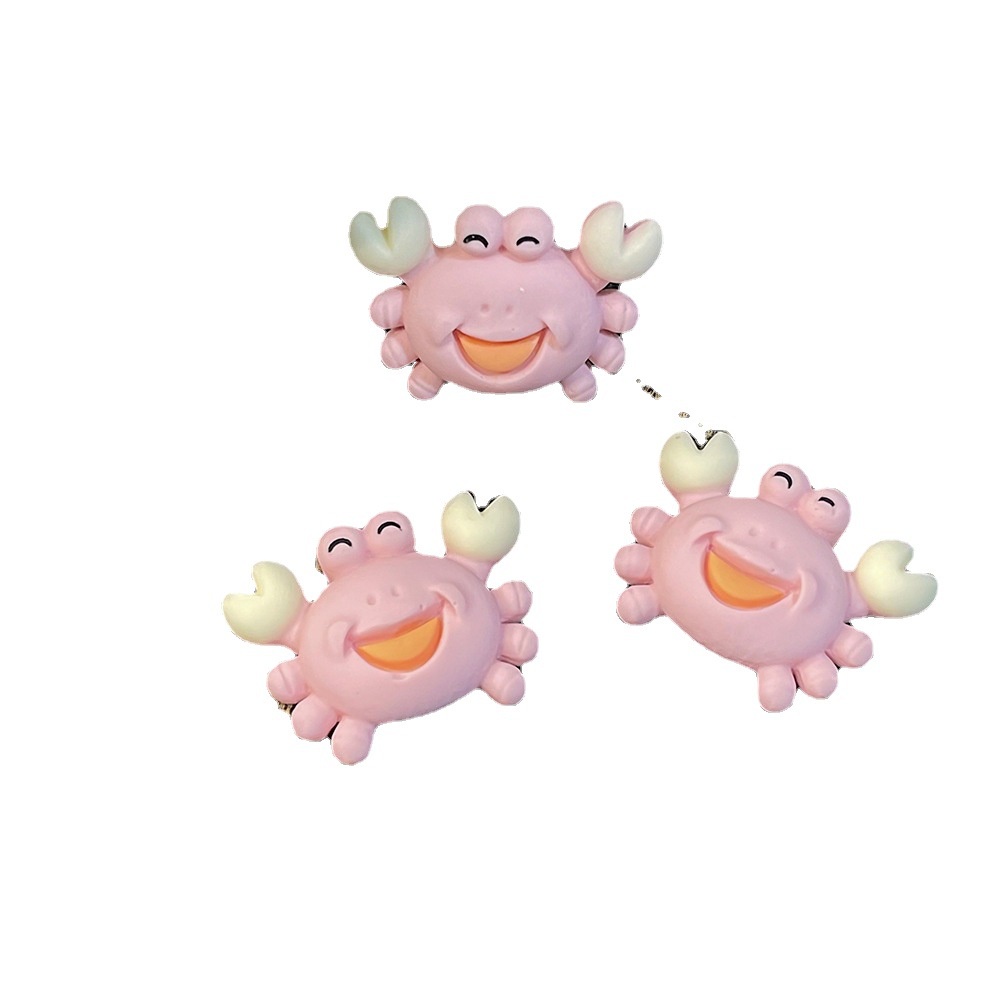 vịt hồng Resin phụ kiện dép Crocs charm DIY khóa giày crocs jibbitz Nhựa trang sức Phụ kiện trang trí giày crocs nút trang trí điện thoại di động Nắp đậy / Khung ảnh / Cốc nước / Túi Nguyên liệu làm phụ kiện handmade sáng tạo