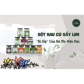 Combo sỉ 10 lọ bột rau củ sấy lạnh Lim