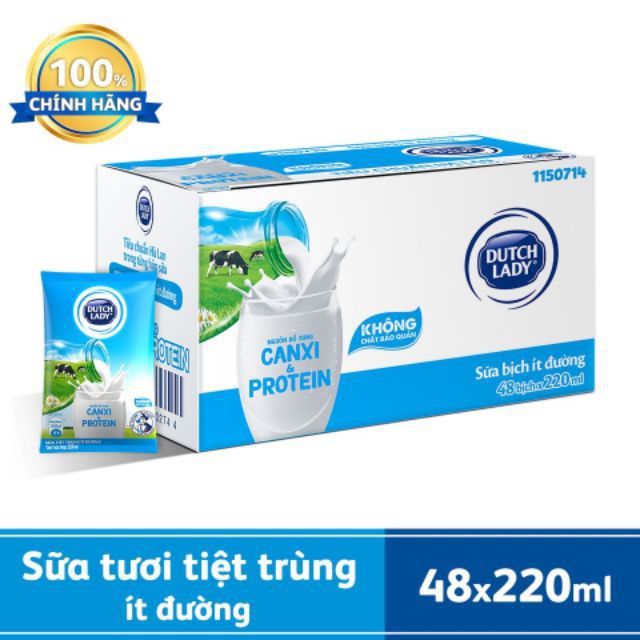 ( Hà nội ) Thùng sữa cô gái Hà Lan bịch 220ml