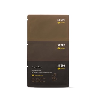 Lột mụn đầu đen 3 bước Innisfree Jeju Volcanic Blackhead 3 Step Program